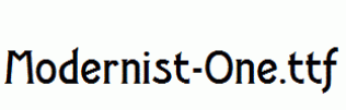 Modernist-One.ttf