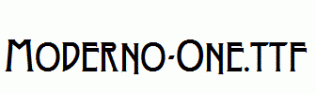 Moderno-One.ttf