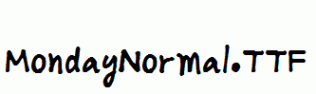MondayNormal.ttf