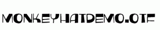 MonkeyHatDEMO.otf