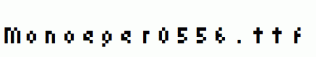 Monoeger0556.ttf