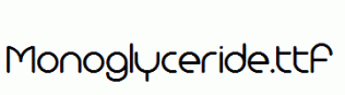 Monoglyceride.ttf