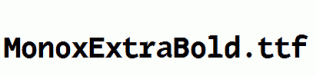 MonoxExtraBold.ttf