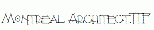 Montreal-Architect.ttf