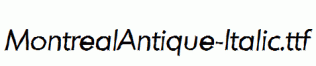 MontrealAntique-Italic.ttf