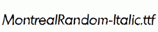 MontrealRandom-Italic.ttf