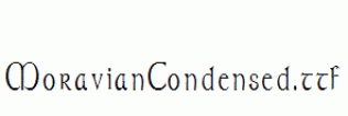 MoravianCondensed.ttf