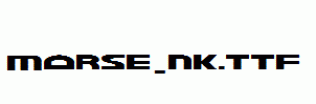 Morse-NK.ttf