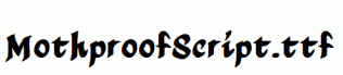 MothproofScript.ttf