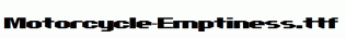 Motorcycle-Emptiness.ttf