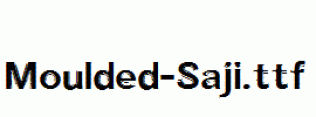 Moulded-Saji.ttf