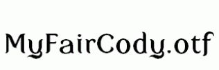 MyFairCody.otf