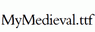 MyMedieval.ttf