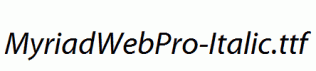 MyriadWebPro-Italic.ttf