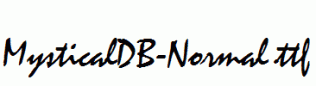 MysticalDB-Normal.ttf