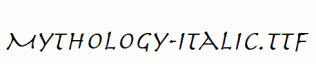 Mythology-Italic.ttf