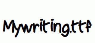 Mywriting.ttf