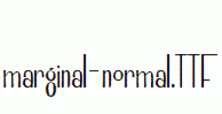 marginal-normal.ttf