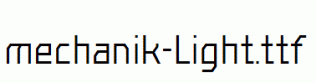 mechanik-Light.ttf