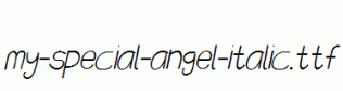 my-special-angel-Italic.ttf