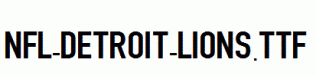 NFL-Detroit-Lions.ttf