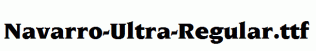 Navarro-Ultra-Regular.ttf