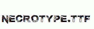 Necrotype.ttf