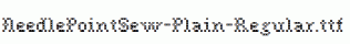NeedlePointSew-Plain-Regular.ttf