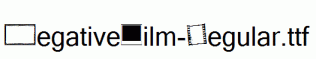 NegativeFilm-Regular.ttf