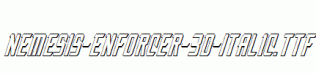 Nemesis-Enforcer-3D-Italic.ttf