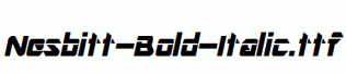 Nesbitt-Bold-Italic.ttf
