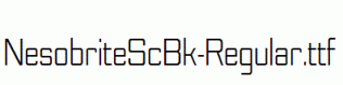 NesobriteScBk-Regular.ttf
