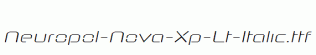 Neuropol-Nova-Xp-Lt-Italic.ttf