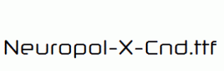 Neuropol-X-Cnd.ttf
