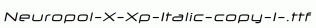 Neuropol-X-Xp-Italic-copy-1-.ttf
