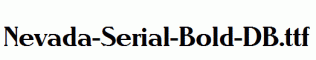 Nevada-Serial-Bold-DB.ttf
