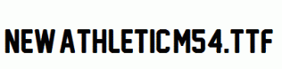 New-Athletic-M54.ttf