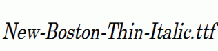 New-Boston-Thin-Italic.ttf