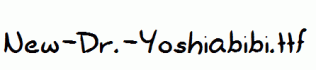 New-Dr.-Yoshiabibi.ttf