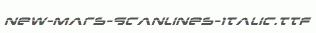 New-Mars-Scanlines-Italic.ttf