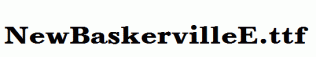 NewBaskervilleE.ttf