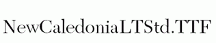 NewCaledoniaLTStd.ttf