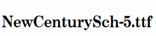 NewCenturySch-5.ttf