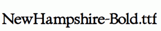 NewHampshire-Bold.ttf