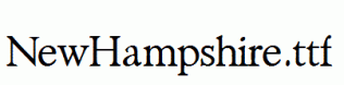 NewHampshire.ttf
