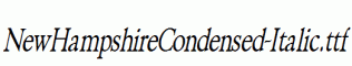NewHampshireCondensed-Italic.ttf