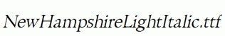 NewHampshireLightItalic.ttf