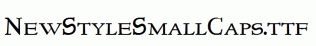 NewStyleSmallCaps.ttf