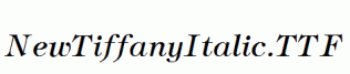 NewTiffanyItalic.ttf