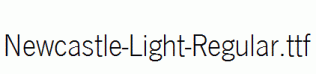 Newcastle-Light-Regular.ttf